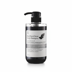 Crème de soin du cuir chevelu aux haricots noirs biologiques pour soulager la perte de cheveux, anti-pelliculaire, contrôle du sébum et nourrissante, volumisante 500 ml - Product Image 2