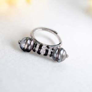 10586 DIY Support vide pour bouquets de perles multiples en argent fin S925 pour perles de 4-5mm - Product Image 1