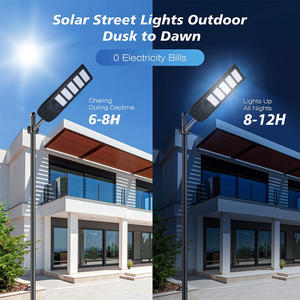 KCD ABS extérieur 45000 Lumen 100W 200W 300W 400W 500W Lampe solaire <span class=keywords><strong>Rechargeable</strong></span> <span class=keywords><strong>Lampadaire</strong></span> solaire tout-en-un LED <span class=keywords><strong>Lampadaire</strong></span> solaire - Product Image 3