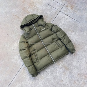 Custom Winter Warm Puffer Coats <b>for</b> <b>Men</b> Designer Padded Thermal Down Bomber Bubble Puffer <b>Jacket</b> - Product Image 1