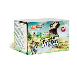 Halal drôle dinosaure globe oculaire Halloween Festival Eye Gummy Candy With Jam Eye Balls 4D Soft Candy - Product Image 3