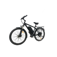 Vélo de montagne électrique 48V 500W pour adultes, moteur arrière sans balais, batterie au lithium, cadre en alliage d'aluminium, frein à disque, vélo électrique