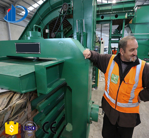 Tự động Chai Pet Phế Liệu Tông Nhựa Bumper Tie Chất Thải Báo Chí Nhỏ Gọn Baler - Product Image 6