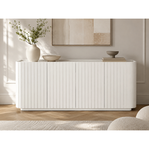 ตู้ไซด์บอร์ดทันสมัย 1830 x 455 x 810 ซม. ทำจากไม้ สำหรับเฟอร์นิเจอร์บ้าน - Product Image 1