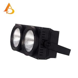 Projecteur de scène LED COB 2-en-1 à double faisceau blanc chaud 200W DMX pour public - Product Image 3