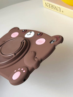 Silicone dessin animé mignon ours enfants chocolat couleur tablette étui pour Ipad Mini 4 5 étui pour Ipad 7.9 pouces étui