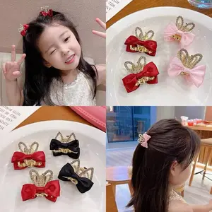 Commercio all'ingrosso l'ultimo popolare clip in lega di farfalla per bambini Sweet Girls princess style accessori per capelli clip per capelli