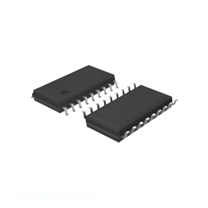 Componentes de circuito electrónico 18 SOIC TBD62084AFG,EL Gestión de energía (PMIC) En stock - Product Image 1
