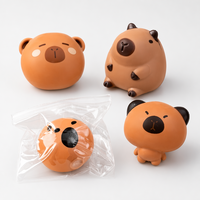 Jouet à presser Capybara mignon personnalisé en gros, en EVA à rebond lent, sensoriel, anti-stress, décompression, jouets fantaisie Kawaii pour enfants