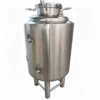Cuve à bière brillante de 100 L en acier inoxydable 304, système de conditionnement et de service de bière pour micro-brasserie