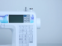 JUKKYJK-890 informatisée aiguille unique plat couture ménage broderie Machines à coudre avec une capacité d'alimentation Super forte
