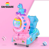 Ventes chaudes : Manège pour enfants à pièces, en forme de lune, avec console de jeu pour faire des bulles, manège pour enfants