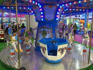 Nouveau Carrousel Classique 2026 à 12/16 Places, Conception Rotative Sécurisée à Vitesse Limitée, Équipement d'Attraction Nostalgique pour Parc - Product Image 6