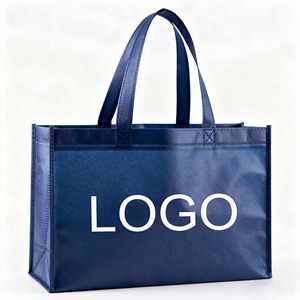 Bolsa de Compras Reutilizable Ecológica de Tela No Tejida con Logotipo Personalizado Serigrafiado, Precio de Fábrica al por Mayor, Colorida y Reciclable - Product Image 1