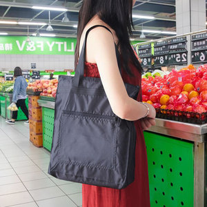 Bolso Impermeable de Gran Capacidad Plegable, Bolsa Portátil, Protección Ambiental, Compras, Supermercado, Oxford - Product Image 3
