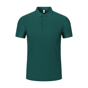 Polo pour homme à manches courtes en polyester, séchage rapide, pour l'été, tenue de travail, personnalisable avec impression de logo - Product Image 2