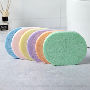 ฟองน้ำเช็ดหน้าแบบนุ่มใช้ซ้ำได้ฟองน้ำสำหรับทำความสะอาดผิวหน้า - Product Image 1