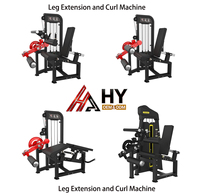 Machine de musculation des jambes professionnelle HY-Seated avec réglage des jambes en flexion et en extension, en acier