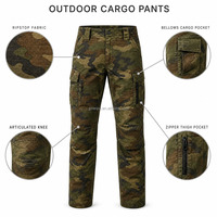 Pantalon de chasse au faucon multi-poches, pantalon cargo tactique imperméable à séchage rapide pour l'extérieur