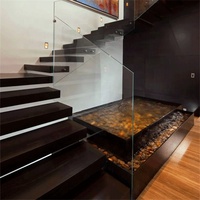 Runsun DAIYA — escaliers en acier inoxydable pour escaliers flottants, 304 s.s.s, accessoire d'intérieur en verre, bricolage, en aluminium