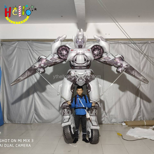 Enfants scène spectacle décoration gonflable Robot marionnette Halloween Festival mascotte marionnette gonflable Costume Club musique événement - Product Image 6