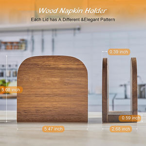 Erogatore di fazzoletti e tovaglioli <span class=keywords><strong>da</strong></span> <span class=keywords><strong>cucina</strong></span> in legno portatovagliolo per tavolo matrimonio - Product Image 2