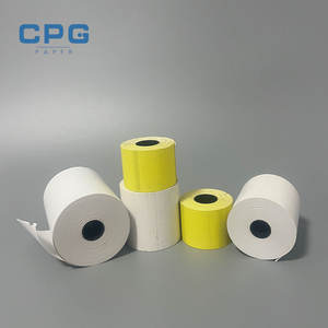 Papier thermique pour caisse enregistreuse CPG 80x80mm, papier thermique adhésif double face pour utilisation en point de vente/terminal bancaire - Product Image 1