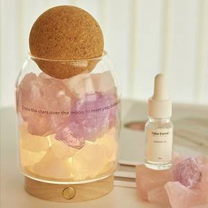 Tappo in sughero di vetro profumato barattolo di candela Design moderno sostenibile 500ml creativo per la casa profumo senza fumo candela Cup Party - Product Image 3