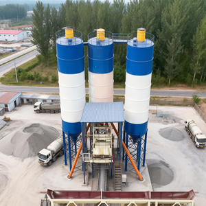 Silo de Cemento HZS50 de Corey, el Más Vendido, de Alto Rendimiento y Gran Capacidad, con Bomba de Motor de 90W de Alta Potencia, PLC, Planta Mezcladora de Concreto Perfecta - Product Image 4