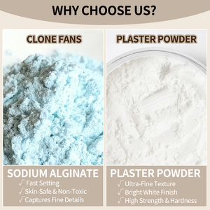 <span class=keywords><strong>Kit</strong></span> de <span class=keywords><strong>moulage</strong></span> pour bébé et <span class=keywords><strong>couple</strong></span> Dongtaiyuan, ensemble cadeau de poudre d'alginate et de plâtre DIY 3L, logo personnalisé disponible - Product Image 2