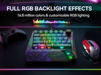 Model Left One-Handed Mechanical Gaming Keypad RGB Backlit Adjustable Actuation 8000Hz Low Latency Polling Rate AI Smart