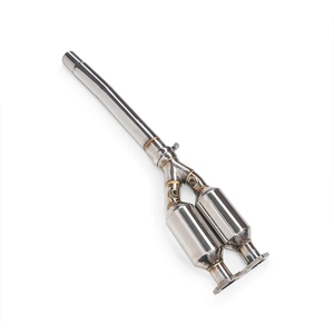 Tuyau d'échappement pour Volkswagen <span class=keywords><strong>Golf</strong></span> R32 MK4 3.2CC 2002-2009, échappement haute performance, installation parfaite, performance de course - Product Image 2