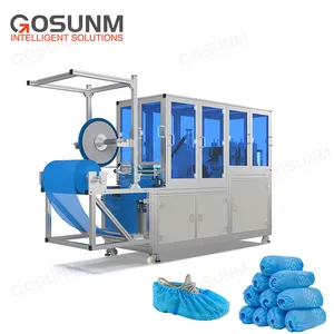 Machine de fabrication de couvre-chaussures d'hôpital jetables en gros non tissé à grande vitesse Gosunm