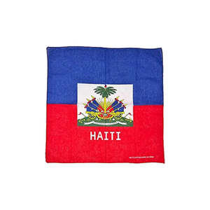 ハイチ応援セット布帽子テーブルフラッグラヤードネックレス手を振る旗ハイチ祭りのための国旗 - Product Image 4