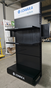 Exposición minorista personalizada 3 niveles herramientas eléctricas estante de exhibición de Metal soporte de exhibición de bomba de agua con estantes ajustables - Product Image 3