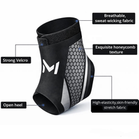 Attelle de cheville réglable élastique ultra-fine à compression fixe