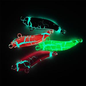 Alpha 60g-150g Luminous Octopus Metal Jig Deep Sea Slow Sink Skirted Inchiku Lure con gancho triple - Product Image 6