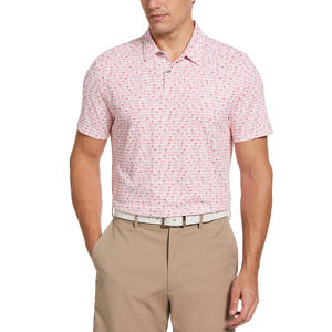 Camisetas de golf de negocios de manga corta de alta calidad para hombre, Polo bordado de tela de poliéster transpirable para verano, logotipo personalizado - Product Image 2