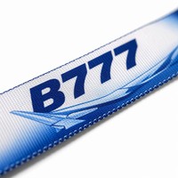 Cordon porte-badge et porte-clés Logo B777