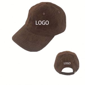 Solid Corduroy Vintage Unisex Trucker Cap Baseball Caps <b>Sun</b> <b>Hat</b> Adjustable for <b>Men</b> and Women Gift - Product Image 1