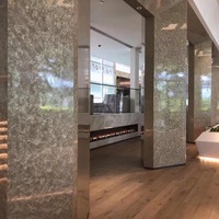 Panneau mural en résine composite avec panneau MDF pour décoration murale intérieure pour la maison et l'hôtel