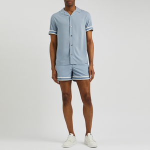 Venta al por mayor <span class=keywords><strong>de</strong></span> fábrica, <span class=keywords><strong>camisa</strong></span> informal <span class=keywords><strong>de</strong></span> algodón <span class=keywords><strong>de</strong></span> verano para hombre, <span class=keywords><strong>camisa</strong></span> <span class=keywords><strong>de</strong></span> vestir Formal <span class=keywords><strong>de</strong></span> <span class=keywords><strong>manga</strong></span> <span class=keywords><strong>corta</strong></span> con <span class=keywords><strong>botones</strong></span> blancos, <span class=keywords><strong>camisa</strong></span> teñida Lisa transpirable - Product Image 3