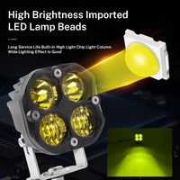 3 inch 40W LED Work Light Pods Spot Flood Combo Beam White Yellow Fog Driving Light 4500K 6500K pour ATV Truck Moto Off Road 4x4