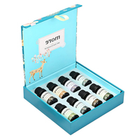 Boîte d'emballage de luxe de 30ml 50ml ensemble de bouteilles en verre de sérum d'huile essentielle en papier