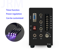 Lampe de poche UV portable LED système de lumière de polymérisation 365nm 395nm Machine avec 4 Heahs pour traitement de distributeur de colle UV