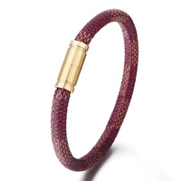 2023 Célèbre Bracelet en Cuir de Marque Designer Vintage Plaid Luxe Bangle Hommes Femmes Bijoux Mode Pulsera De Moda