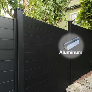 Recinzione per Proprietà in Alluminio, Pannelli per Privacy Esterna, Sicurezza Domestica, Stecche Orizzontali in Metallo per Giardino e Cortile - Product Image 6
