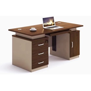 1,4 M <span class=keywords><strong>popular</strong></span> tamaño pequeño proveedor de China al por mayor MDF muebles de escritorio de oficina de diseño para el escritorio del personal - Product Image 1