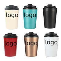 Tasse à café OEM ODM en acier inoxydable, fabricant de gobelets isothermes sous vide, logo personnalisé, coffret cadeau pour enfants, mug de voyage sportif à double paroi