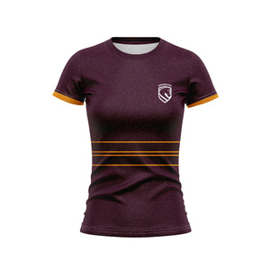 Maillots de rugby Brisbane Bronco personnalisés avec nom et numéro, sublimation polyester, anti-UV, anti-bactériens, Australie, pour femmes, 2026 - Product Image 5